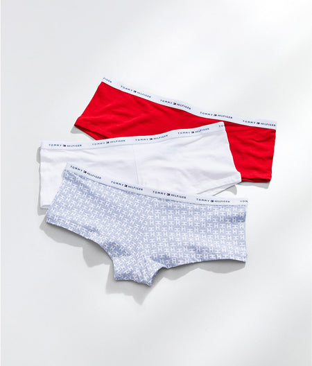 Classic Cotton Logo Boyshort 3-Pack