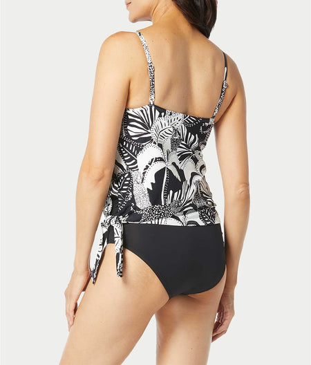 Midnight Jungle Stella Underwire Tankini Top C-DD Cups