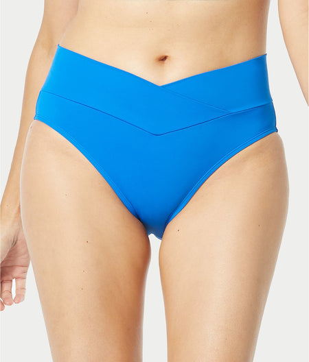 Core Solid Serene Cross-Over Bikini Bottom