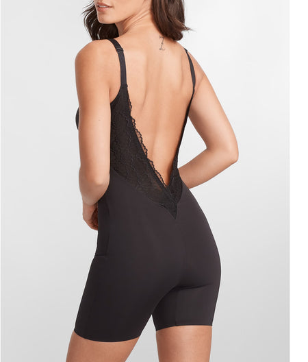 Enchante Backless Plunge Bodysuit