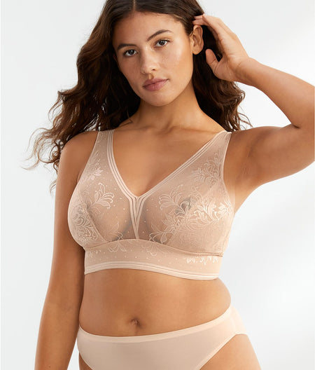 Net Effect Wire-Free Bra D-DD Cups