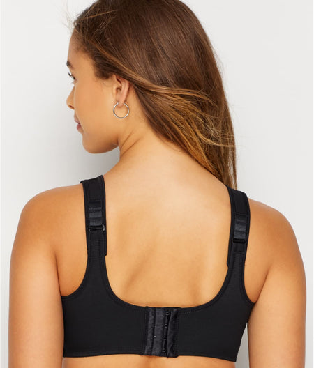 Simone Underwire Sports Bra : Black