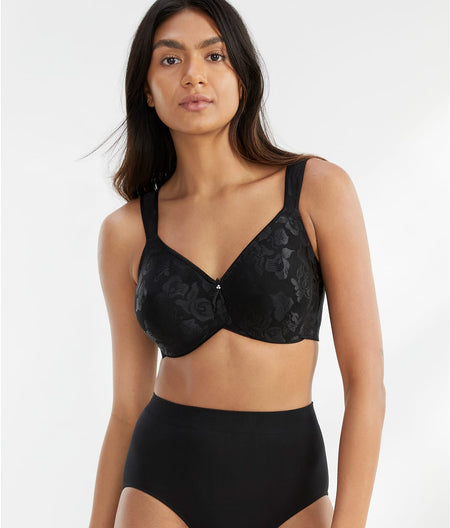 Awareness Seamless Bra: Black