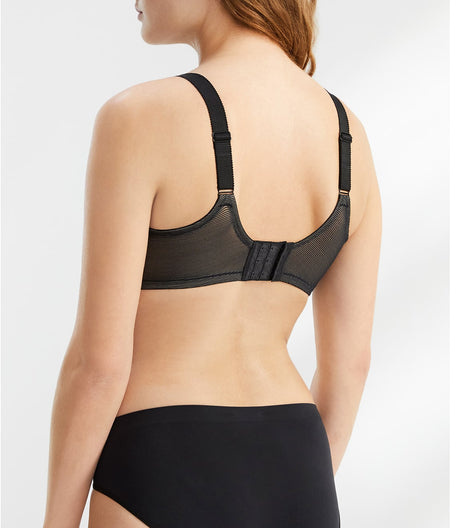 Visual Effects Minimizer Bra: Black