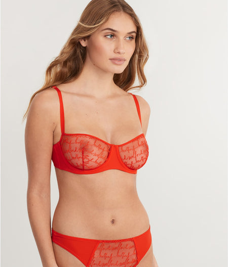 Logo Obsessed Balconette Bra