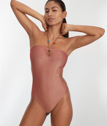 High-Shine Disco Multiway One-Piece