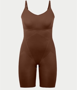 Thinstincts 2.0 Closed Bust Mid-Thigh Bodysuit: undefined