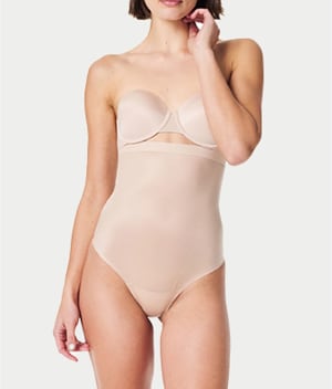 Thinstincts 2.0 High-Waist Shaping Thong: undefined