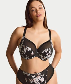 Bliss Full Coverage Side Support Bra: undefined
