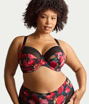 Bliss Full Coverage Side Support Bra: undefined