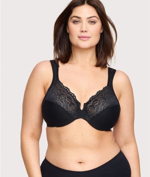 Low Cut WonderWire Lace Bra: undefined
