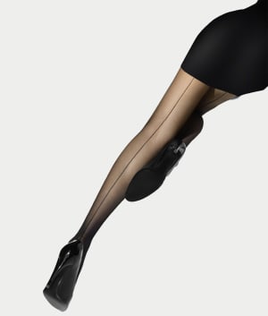 Individual 10 Back Seam Tights: undefined
