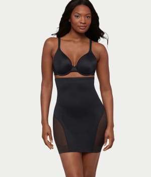 Sexy Sheer Extra Firm Control Sheer Slip Shaper: undefined