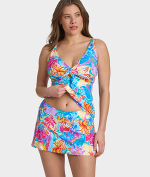 Sporty Skirted Bikini Bottom: undefined