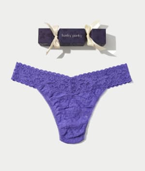 Signature Lace Original Rise Thong in Gift Box: undefined