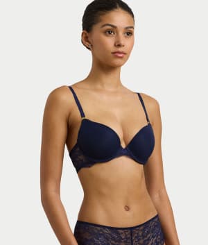 Lace Demi T-Shirt Bra: undefined