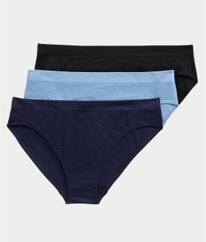 Monogram Mesh Bikini 3-Pack: undefined