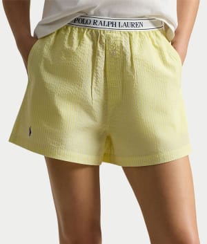 Seersucker Woven Boxer: undefined