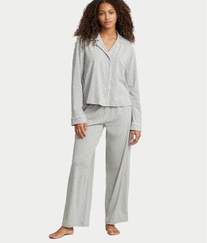 The Madison Knit Pajama Set: undefined