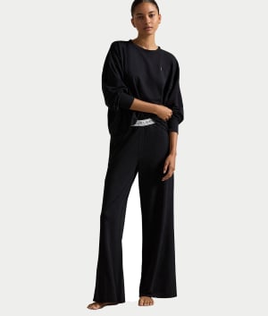Polo Club Terry Wide Leg Pants Set: undefined
