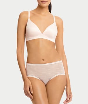 Monogram Sheer Modern Brief: undefined