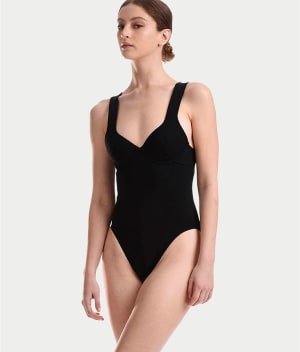 Swim Essentials Lightly Slimming Underwire One-Piece: undefined