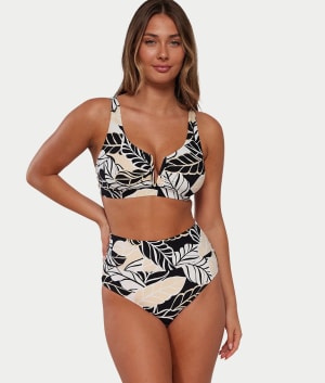 Printed Vienna V-Wire Bikini Top: undefined