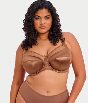 Keira Satin Side Support Bra: undefined