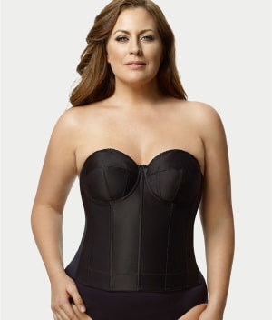 Smooth Strapless Longline Bra: undefined