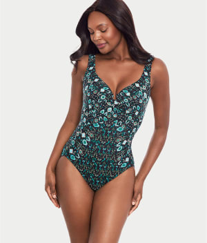Bijoux Criss Cross Escape Underwire One-Piece: undefined