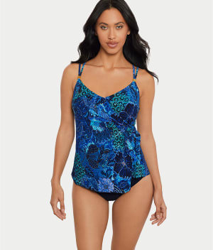 Jewels In The Nile Carma Tankini Top: undefined