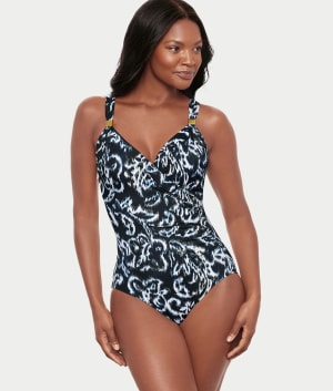 Adorn Siren Underwire One-Piece Swimsuit: undefined