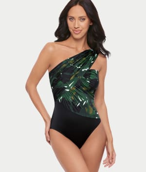 Palmetto Goddess Underwire One-Piece: undefined