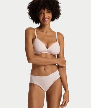 Invisible Cotton Cotton Blend High Cut Brief: undefined