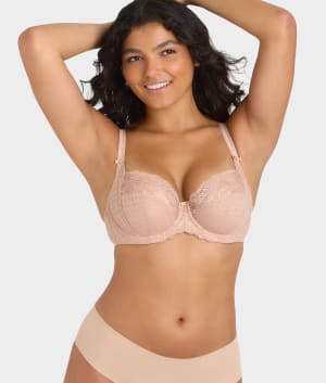Envy Side Support Balconette Bra: undefined