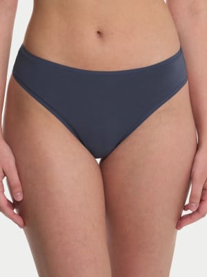 Bliss Bare Cotton Thong: undefined