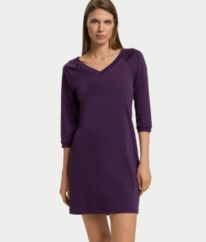 Pure Essence V-Neck Cotton Nightgown: undefined