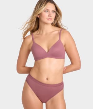 Understated Cotton Hi-Cut Brief: undefined