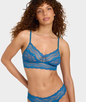 Lace Kiss Bralette: undefined