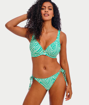 Fiji Falls High Apex Bikini Top: undefined