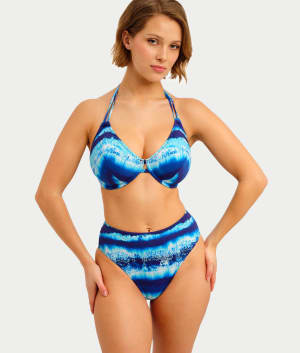 Cadiz Coast High-Waist Bikini Bottom: undefined