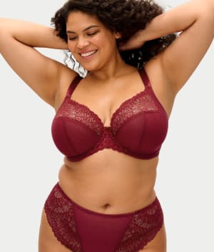 Tiernie Stretch Plunge Bra: undefined
