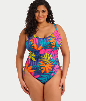 Plus Size Porto Rafti Wire-Free One-Piece: undefined