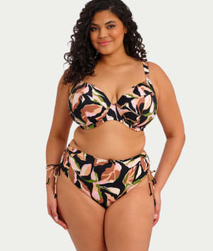 Plus Size Ocean Avenue Plunge Bikini Top: undefined