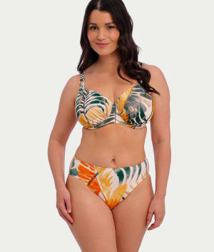Maya Bay Gather Full Cup Bikini Top: undefined