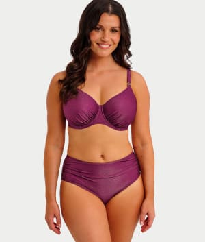 Paros Coast High-Waist Bikini Bottom: undefined