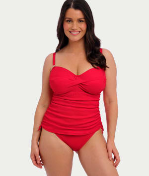 Ottawa Twist Underwire Tankini Top: undefined