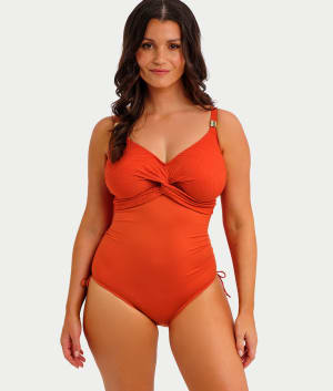 Ottawa Twist Underwire One-Piece Swimsuit: undefined
