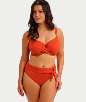 Ottawa High-Waist Bikini Bottom: undefined
