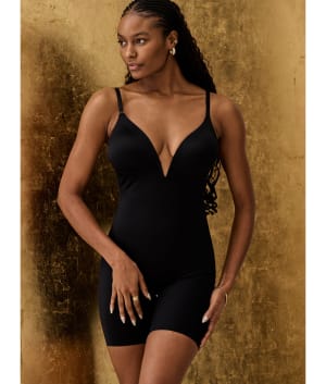 Firm Control Unity Low Back Mid-Thigh Shaping Bodysuit: undefined